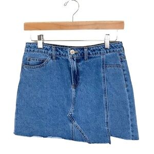 Forever 21 | Kid’s denim skirt raw hem blue jean skirt size 13/14
